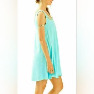 Bohemian Aqua Light Blue Sleeveless Dress Women's